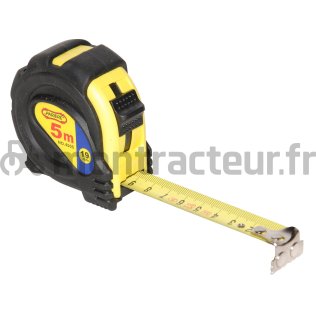 MÈTRE RUBAN 5 M AVEC BLOCAGE