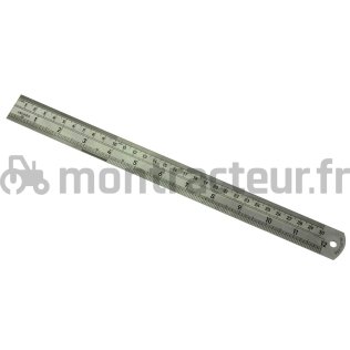 RÈGLE EN ACIER INOXYDABLE 300 MM (BLISTER 1 PIÈCE)