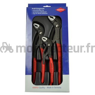 JEU DE 3 PINCES COBRA 180 - 250 - 300 MM