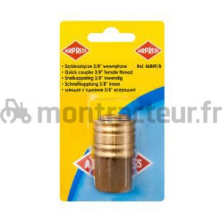 COUPLEUR FEMELLE EURO - BLISTER FILET INTÉRIEUR 3/8''
