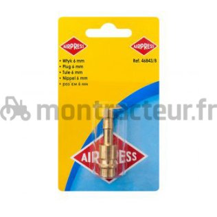 COUPLEUR MÂLE EURO - BLISTER FILET 6 MM