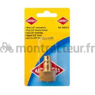 COUPLEUR MÂLE EURO - BLISTER FILET INTÉRIEUR 3/8''