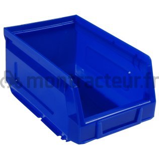 BAC EN PLASTIQUE 1 L BLEU