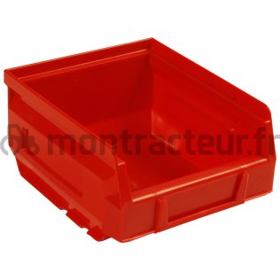 BAC PLASTIQUE 0,7 L ROUGE