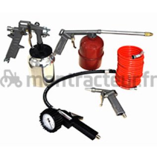 KIT ACCESSOIRES ET FLEXIBLES POUR COMPRESSEURS (5 PIÈCES)