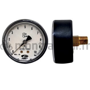 MANOMÈTRE Ø 63 FILET 1/4 (BLISTER 1 PIÈCE)