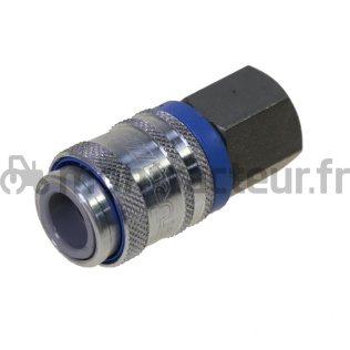RACCORD RAPIDE FEMELLE F 1/4'' (BLISTER 1 PIÈCE)