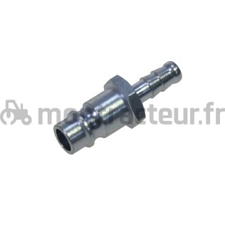 RACCORD RAPIDE MÂLE - X300 TUYAU Ø 6 (BLISTER 2 PIÈCES)