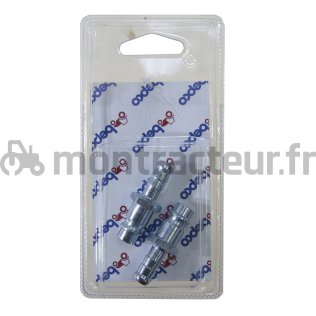 RACCORD RAPIDE MÂLE - X300 TUYAU Ø 8 (BLISTER 2 PIÈCES)