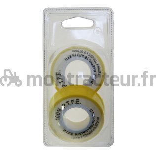 ROULEAUX TEFLON 12 MM X 10 M (BLISTER 2 PIÈCES)