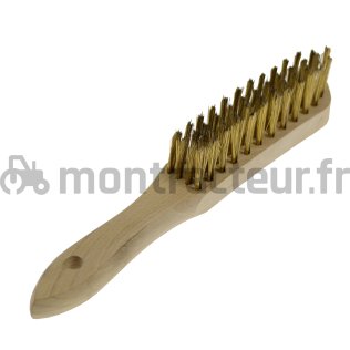 BROSSE MÉTALLIQUE A MANCHE STANDARD
