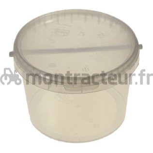 SEAUX BECPO TRANSPARENT 3L - AVEC ANSE