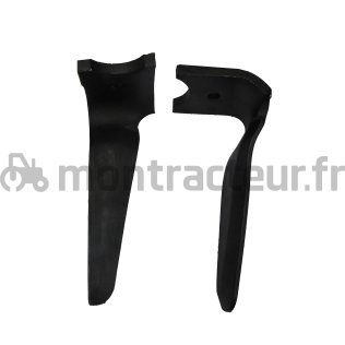 DENT DE HERSE ROTATIVE DROITE MONTAGE RAPIDE FORGÉE - 320 X 18 MM ADAPTABLE KVERNELAND 44010150