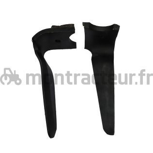 DENT DE HERSE ROTATIVE GAUCHE MONTAGE RAPIDE - 320 X 18 MM ADAPTABLE KVERNELAND 44010151