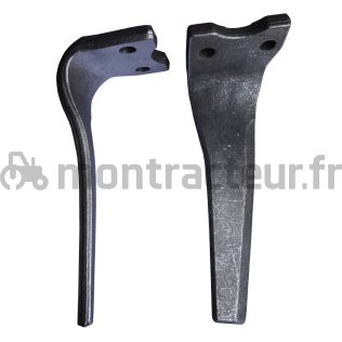 DENT DE HERSE ROTATIVE DROITE - FORGÉE- 305 X 16 MM ADAPTABLE KUHN 52560400