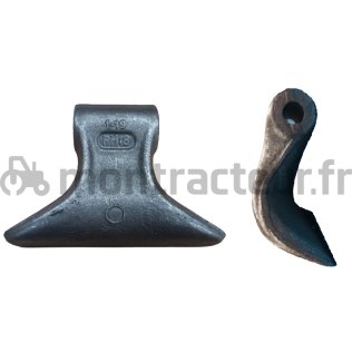 MARTEAU 180 X 70 Ø 16.5 RAYON 100 MM