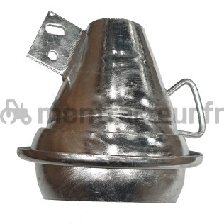 RACCORD MÂLE GALVA AVEC CÔNE TYPE FERRARI Ø 150