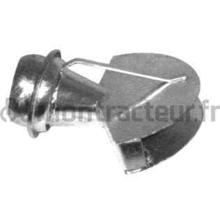 RACCORD MÂLE GALVA AVEC DIFFUSEUR DOUBLE TYPE FERRARI Ø 150