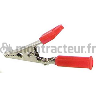 PINCE BATTERIE CROCODILE 5A ROUGE