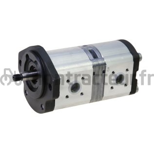 POMPE HYDRAULIQUE DOUBLE 19 + 11 CC