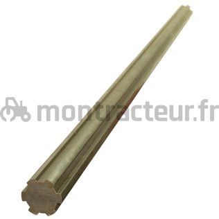 ARBRE CANNELÉ 1'' 3/8 - 6 Z (1 M)