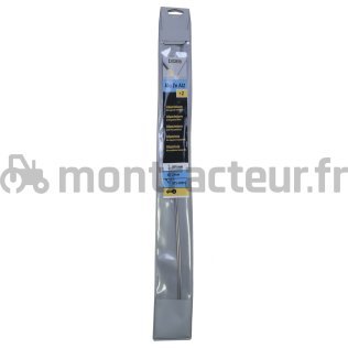 BAGUETTE ALUMINIUM (BRASURE) Ø 2.0 (L.500 MM) - PAR 2