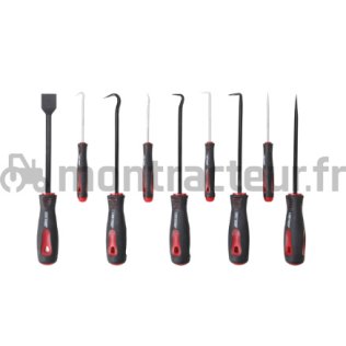 JEU DE CROCHETS ET D'AIGUILLES (BLISTER 9 PIÈCES)