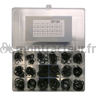 KIT CIRCLIPS INTÉRIEUR - DIN 472 Ø 10 - 27 MM (BLISTER 260 PIÈCES)