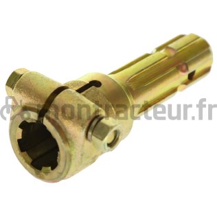 PROLONGATEUR SERRAGE A BOULON MÂLE 1''3/8 - FEM. 1''1/8 - 6 CANNELURES